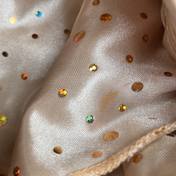 My Michelle gold confetti party dress M - Picture 6 of 6